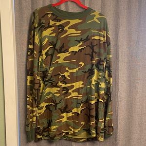 Rothco Mens Camo Long Sleeve T-Shirt 4XL